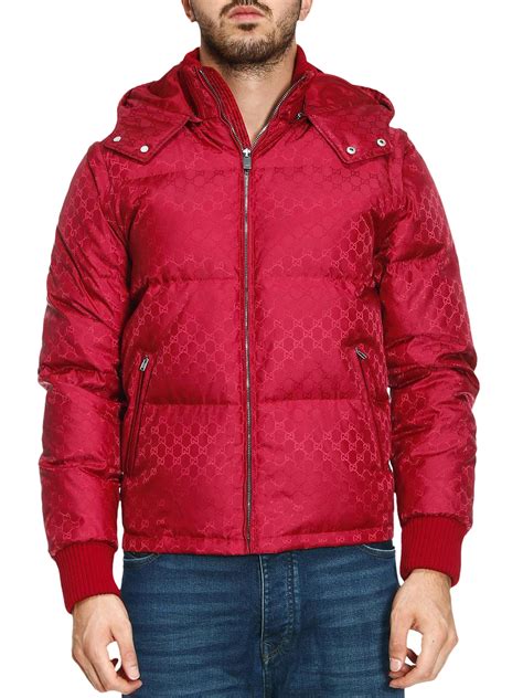 red white and blue gucci jacket|Gucci puffer jacket men's.